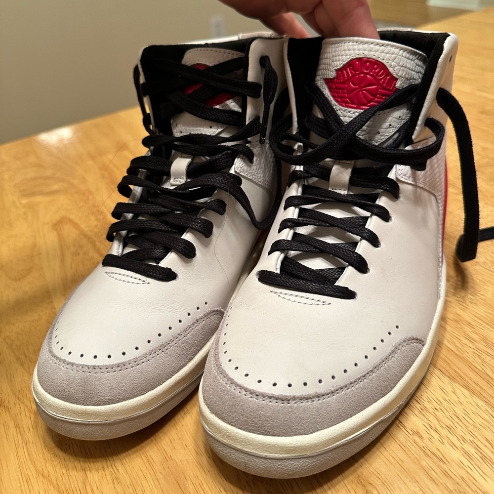 Nike Jordan x Nina Chanel Abney WMNS Air Jordan 2 Retro Sneakers White / Gym Red
